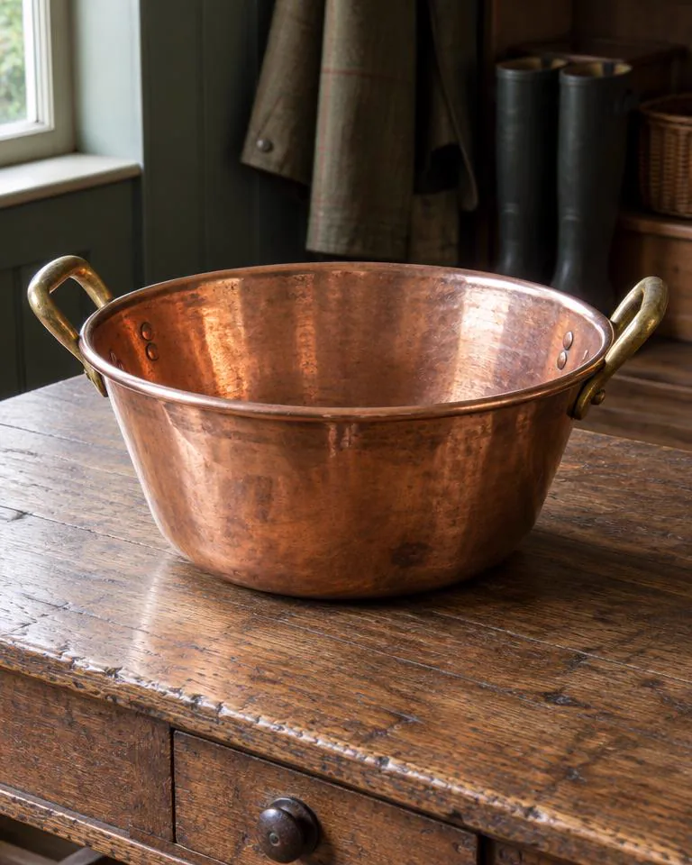 Victorian copper jam pan